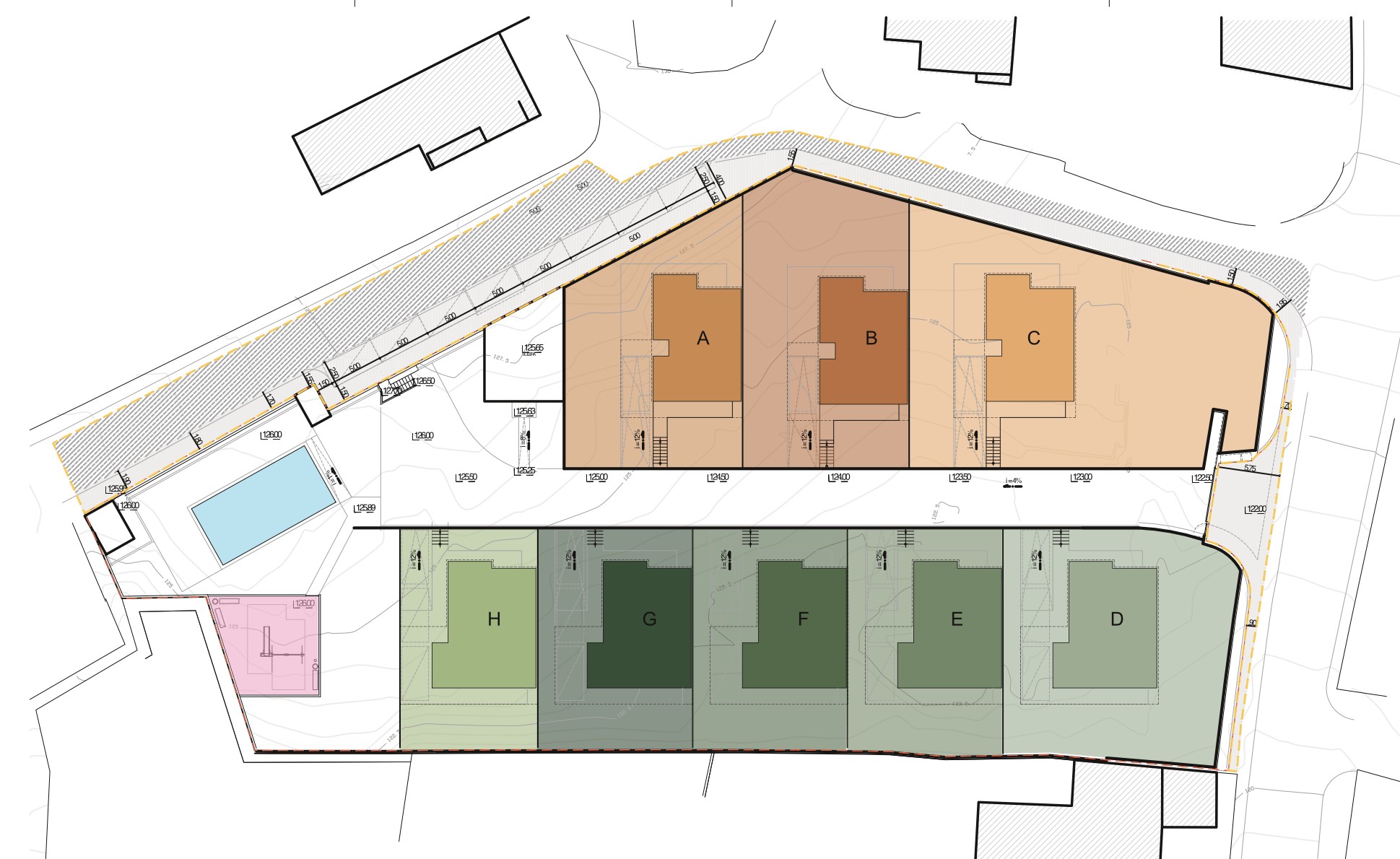 São Martinho Villas — site plan